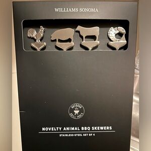 NWT Williams Sonoma Stainless-Steel Animal Deco Skewers